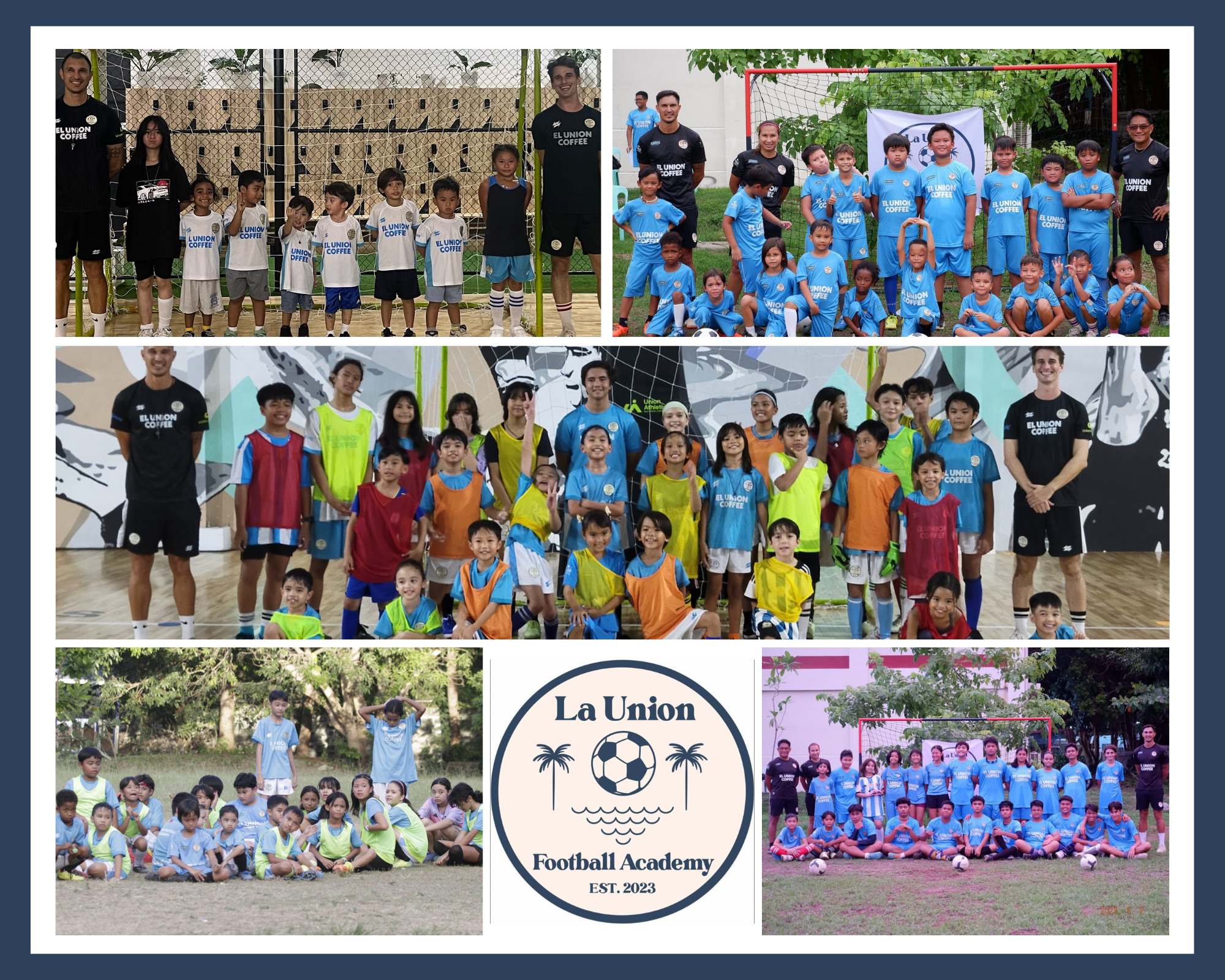 La Union Football Academy – Youth FootballLa Union Football Academy coaches and young football players training together in La Union, Philippines Training in Region 1